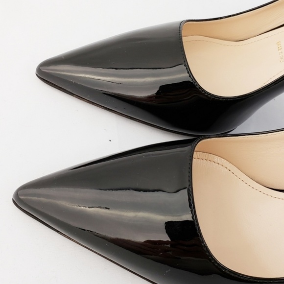 ❌ NWT Mascia Mandolesi Black Patent Stiletto Heel - Picture 6 of 8